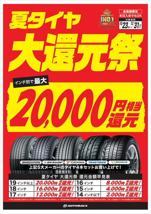 イベント情報 | スーパーオートバックス 大宮バイパス～オートバックス